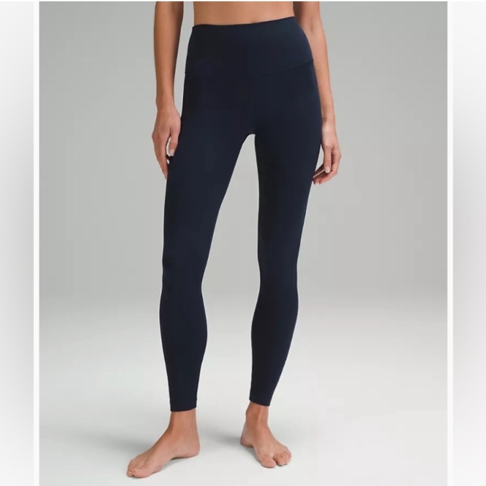 Lululemon Wunder Under Leggings, Navy, 2